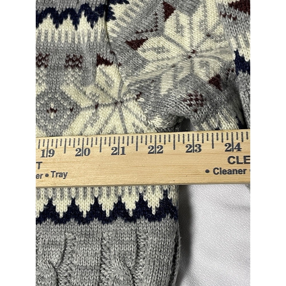 Vintage 90's Mervyn's Men's‎ Collection Fair Isle Cable Knit Sweater Size XL - Picture 3 of 6